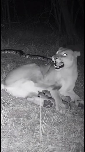 Python wrong Attack #python #lion #shorts