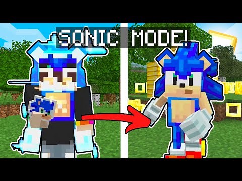 Unlocking SONIC THE HEDGEHOG In Minecraft! 🔓⚡Sonic Add-On