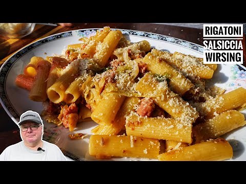#657: Rigatoni mit Salsiccia und Wirsing - schnell, pikant und echt ein Hochgenuss!