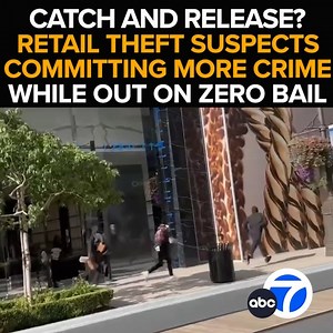 Four more suspects are arrested in a series of high-profile "flash rob" retail heists around the Southland, and all four had been recently freed as felony suspects in previous crimes. Several of the suspects out on "zero bail" are now accused of new robberies, burglaries and even armed carjacking. Eyewitness News with the retailers' frustration with the so-called "catch-and-release" policies. Tonight at 11 from ABC7. https://abc7.com/13702367 | ABC7