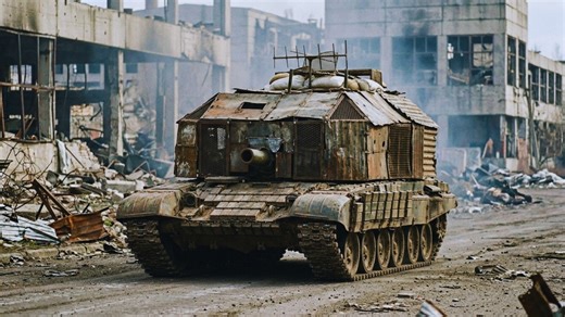 Russia’s turtle tanks look absurd but they reveal how desperate the drone war has become