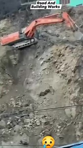 An accident occurring during side cutting #construction #virals #civil #engineering #foodie #news #civilengineering | Road & Building Works