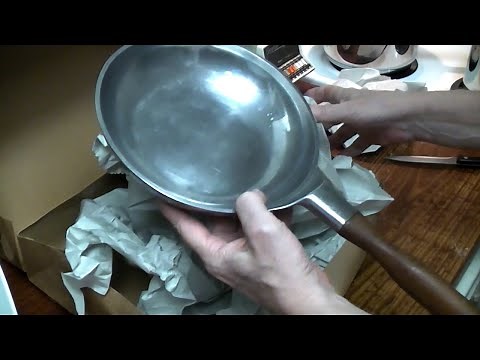 Copco Michael Lax Aluminum Fry Pan Unboxing, Restoration and Use