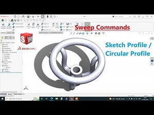 ✅How to use sweep commands in Solidworks