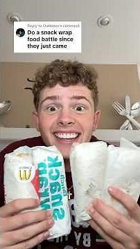 Eating McDonald’s NEW Snack Wraps For The Whole Day!