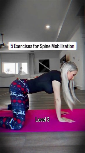 Spine Mobilisation exercises position #fitness #pelvicfloor