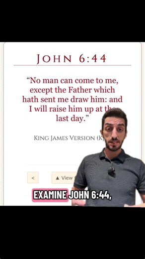 John 6:44 doesn’t limit who can come it only explains that whoever does come has been drawn by the Father through His Word, which is offered to all. #calvinism #Salvation #greenscreen #Jesus #God