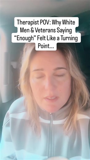 I mostly talk about ADHD on here, and as I've been sharing more of lately... I really do believe the voices of neurodivergent folks who are highly attuned, able to connect dots, and make connections between the personal and the political speak up in the face of injustice is more important now than ever. This morning, what finally made me emotional wasn’t the anger — it was who was willing to feel it out loud. When people who’ve historically been protected by the system start speaking up, it can 