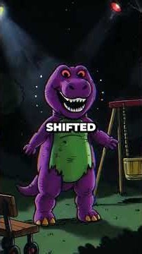 Scary Storie of Barney costume.👻