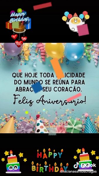 Animated Birthday Greetings with Colorful Festivities