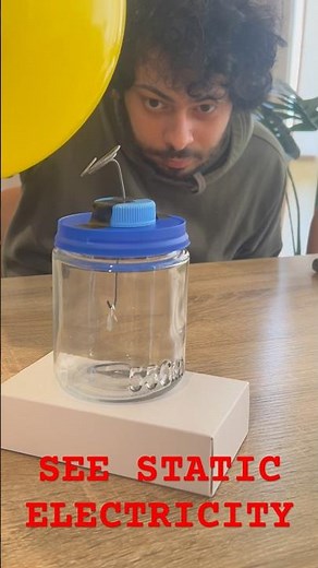 Make an Electroscope! #youtubeshorts #science #diy #technology #static #charge