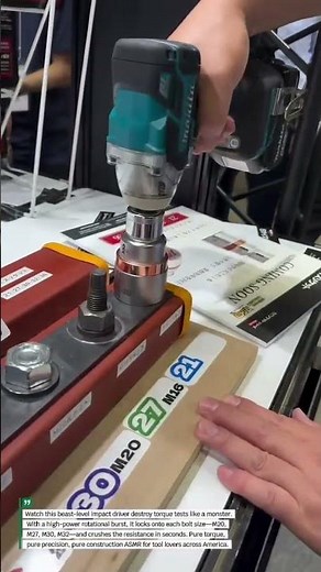 “THIS IMPACT DRIVER JUST SHREDDED THESE BOLTS LIKE NOTHING!! 🤯🔥 #Tools #USA #DIY”