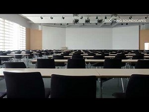 1 Hour of Empty Classroom Ambience | Calm Background Noise for Studying & Focus