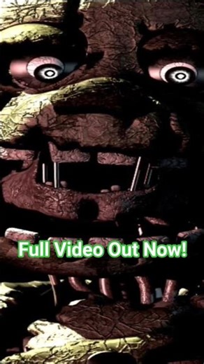 I Found The Springtrap Death Screen! (Short Version)