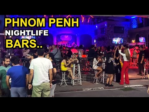 CAMBODIA NIGHTLIFE | STREET 136 GIRL, BARS, Helicopter Girl PHNOM PENH CITY