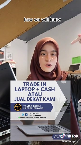 Talita Kedai Laptop Penang menyediakan perkhidmatan untuk Trade In tau 😎 Jom cuba dulu kalau korang nak trade in laptop 😁#fypシ #xyzbca #laptopstudent #laptopmurah #laptoppenang #tradeinlaptop
