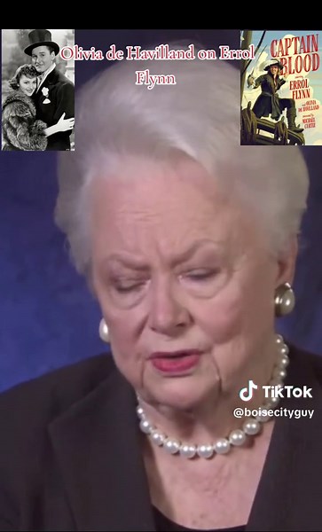 Olivia de Havilland talks about her first meeting with Errol Flynn for the film Captain Blood which is a 1935 American swashbuckler film directed by Michael Curtiz for First National Pictures and Warner Bros. Pictures, and starring Errol Flynn, Olivia de Havilland, Basil Rathbone, and Ross Alexander. With a screenplay by Casey Robinson, the film is based on the 1922 novel by Rafael Sabatini and concerns an imprisoned doctor and his fellow prisoners who escape their cruel island captivity to beco