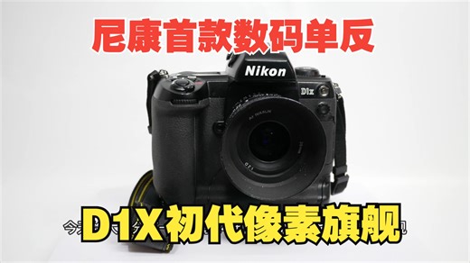 开启尼康数码时代的创世之作D1X旗舰单反24年后再体验