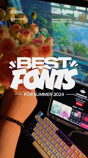 AMTAKETHAT on Instagram: "☀️ BEST FONTS FOR SUMMER 2024 These are the fonts that will be the most useful this summer for every designer out there! I did my best to find all the different fonts for you so you have what to choose no matter what the project is. So here are all the different Serifs, Sans-Serifs and Display fonts. Wish you a great summer! CM ❤️ #graphicdesign #designtutorial #font #freefont #design"