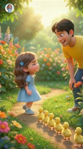 Hellen的小世界 | Follow me! 🐥 哇！好多小鸭子在跟着我！
