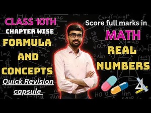 ✅Class 10 Real Numbers | All Formulas & Concepts | Chapter 1 One Shot Revision | CBSE 2025