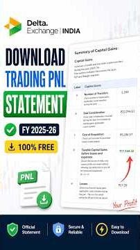 Download Statement From Delta Exchange India