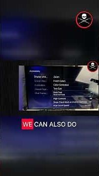 Display settings that help low vision users