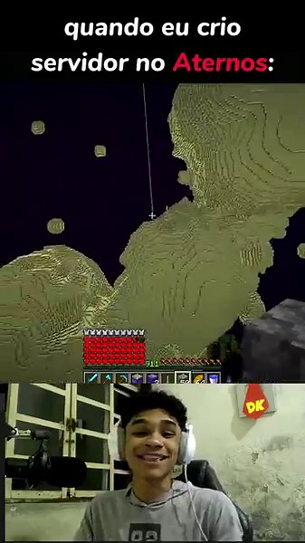 Minecraft when I create a server on Aternos 😴