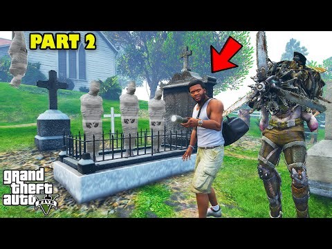 Franklin Spent 50 Days Inside A Haunted Church in GTA 5 | SHINCHAN and CHOP