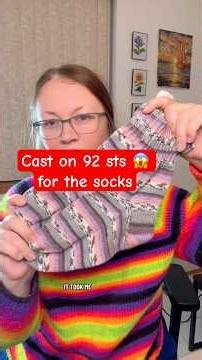 Pattern in description / Knitted socks #knitting #socks