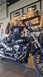 1.8K views · 277 reactions | Low, long, wide, and with more power than ever, the 2025 Breakout turns every ride into an action scene. Head to your local dealership to test ride or hit the link in bio for tech and spec. #HarleyDavidson #breakout | Harley-Davidson Amman | Facebook