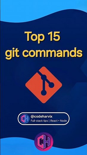 Top 15 Git Commands Every Developer Must Know !