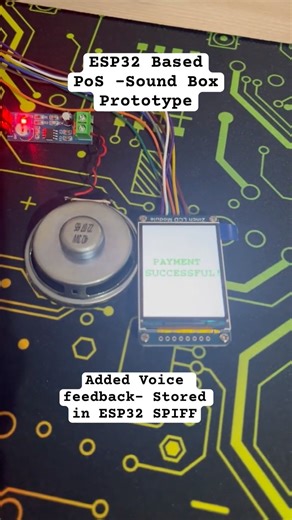Part3 PoS demo ESP32 Devkit based prototype #esp32 #arduinoproject #arduino #maker #lvgl #espressif