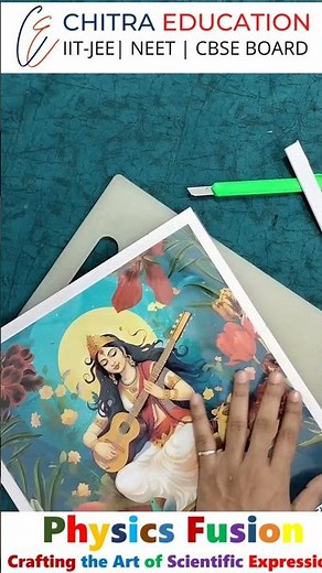 DIY Maa Saraswati Photo Frame | Beautiful Craft Using Sunboard & Transparency Sheet