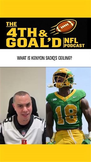 Can Kenyon Sadiq flourish in the NFL? #nfl #nfldraft #draft
