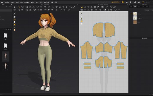 【又是首发】MD10中文讲解新增功能使用，新增虚拟模特、模特尺寸修改、自定义模特缩放大小、自动调整板片、动态褶皱笔刷、纹理统一等