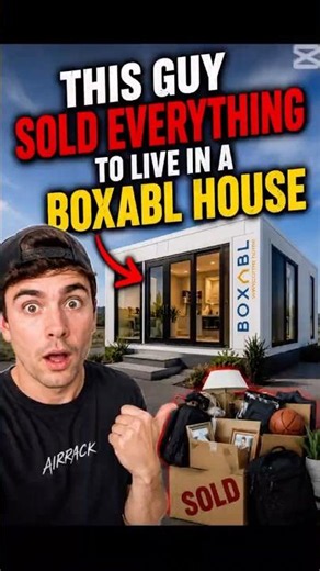 He started living on boxabl portable house #boxabl