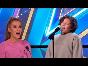 Nervous Dylan, 12 years old, takes upon Beyonce's Listen, what happens next will shock you/ BGT 2023