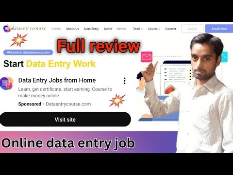 Dataentrycourse.com Real or Fake | Dataentrycourse.com Review | Scam or Legit | Withdrawal Proof