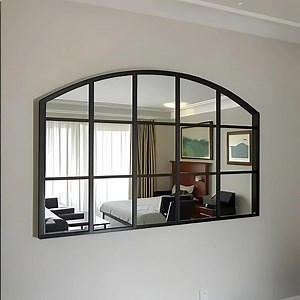 Window Pane Mirror - Window Big Wall Mirror - Window Mirror Farmhouse Asymmetrical Mirror - Window Wall Mirror - Irregular Window Mirror - Etsy