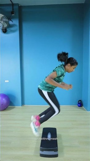 Box burpees full body, zero excuses. #legworkout #lowerbodyworkout #glutetraining #fitwithmairaah
