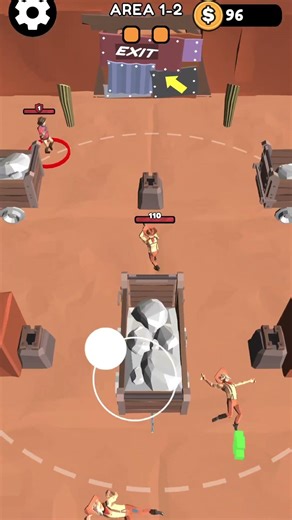 Wild West: Idle Shooter | First gameplay | mobile game | IOS |