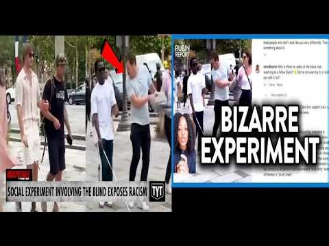 Social experiment blind black man gets assaulted by racists racism is real in America