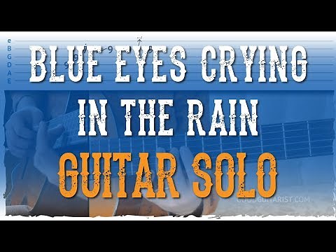 "Blue Eyes Crying In The Rain" Guitar Solo Tutorial | Willie Nelson Lead Lesson