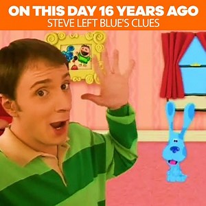 15M views · 25K shares | On this day 16 YEARS AGO, Steve left Blue's Clues. | Nickelodeon's On This Day | Facebook
