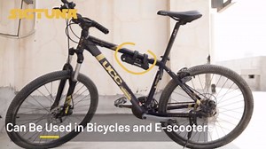 SIGTUNA Folding Bike Lock - Hardened Steel 8mm Fold-Up Heavy Duty Bike Lock with Easy Mounting, Secure Lock and Anti-Scratch Coating - Easily Keep Bike Secure and Paintwork Undamaged - Bicycle Lock