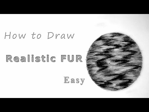 How to Draw Realistic Fur easy\r(2025)