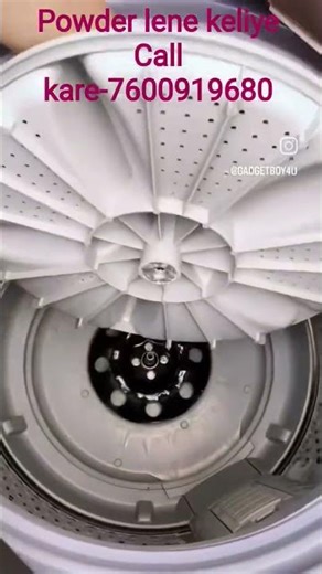 service ke Bina washing machine saaf Karen abhi jakar order karo yah powder call us-7600919680