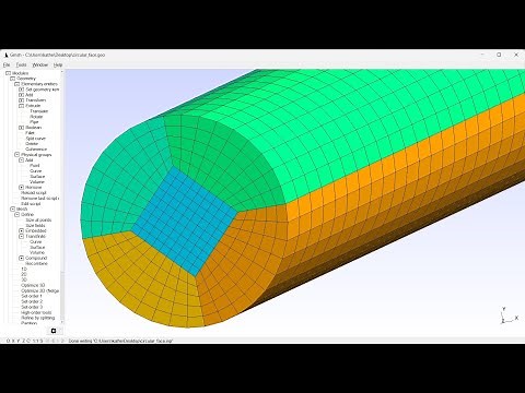 ✅ 2D to 3D Mesh Generation of fluid volume using Gmsh
