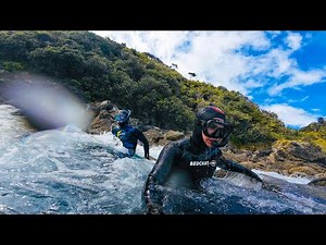 Free Diving, Camping and Exploring Chasms In The West Coast New Zealand